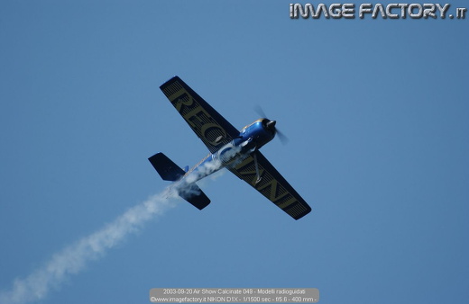 2003-09-20 Air Show Calcinate 049 - Modelli radioguidati